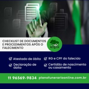 Checklist de Documentos e Procedimentos Após o Falecimento